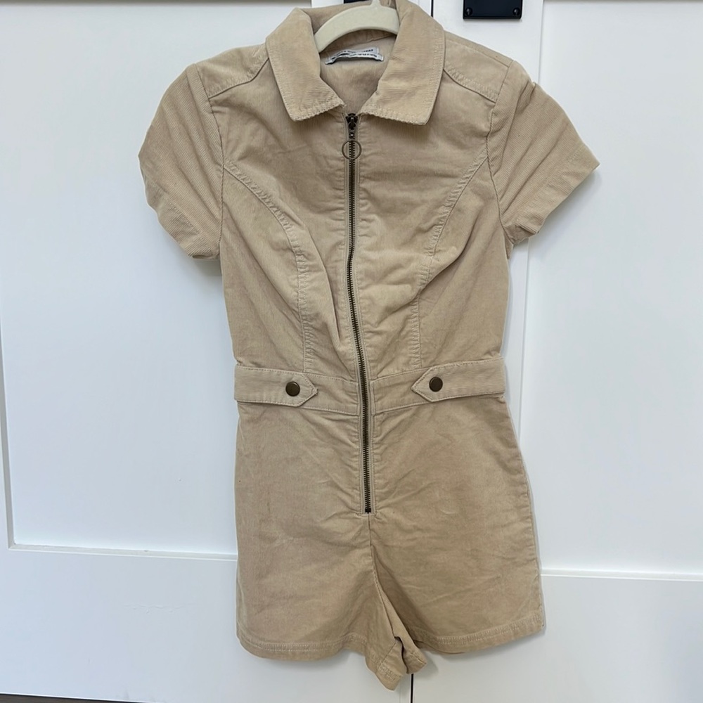 NWOT- UO - Tan corduroy jumper